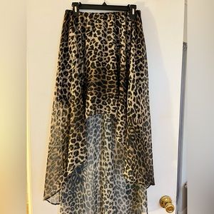 ALL SAINTS Leopard Skirt US 4, EU 36